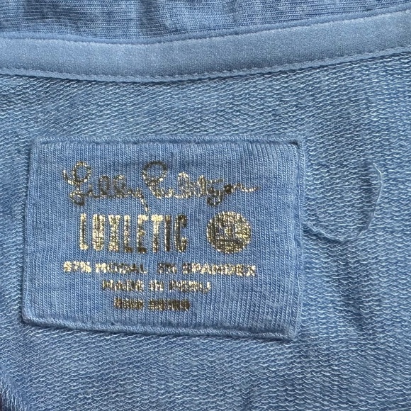 Lilly Pulitzer Luxletic Modal-blend Tunic, Cornflower Blue, XL - Picture 5 of 11